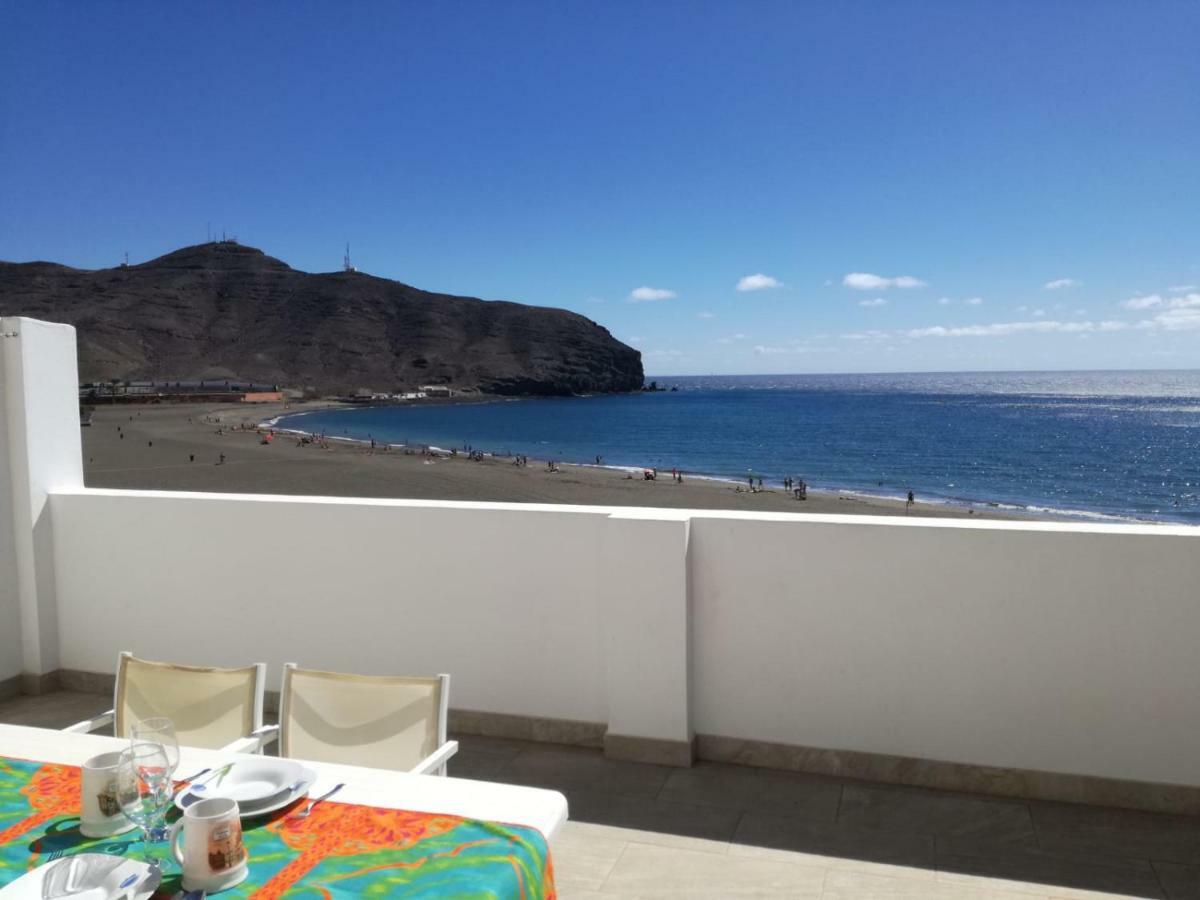 Atico En Primera Linea De Playa Gran Tarajal Exterior foto